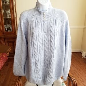Karen Scott

Cable-Knit Mock-Neck Sweater 0X